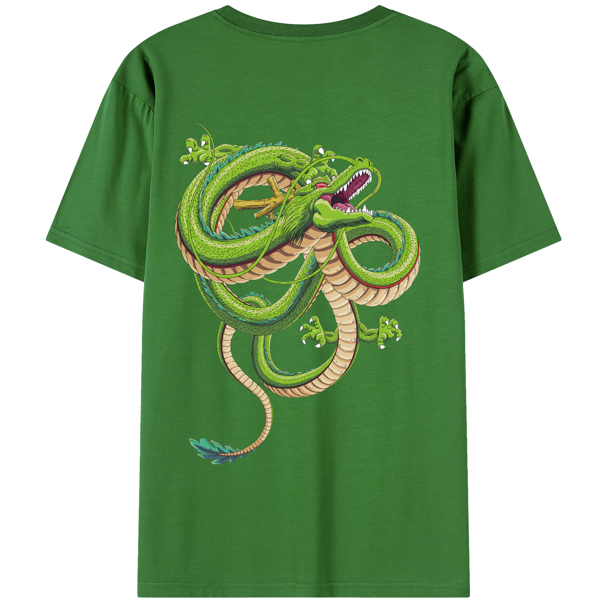 （画像用） ドラゴンボール 神龍 シェンロン DRAGON BALL Shenron レディース半袖Tシャツ(バックプリント)